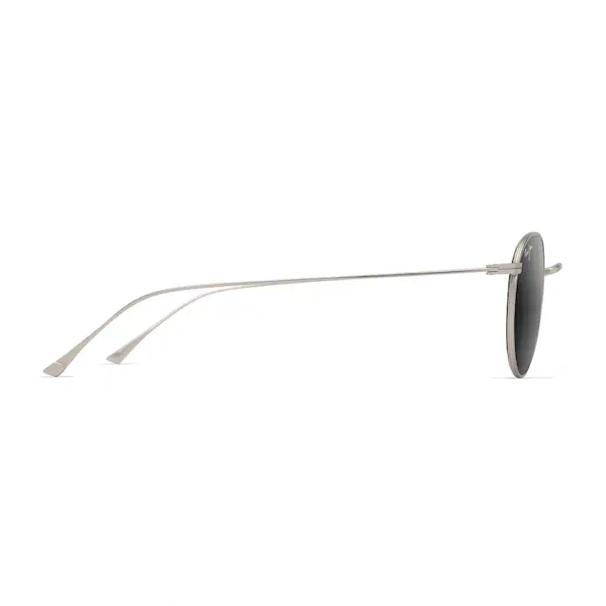 Maui Jim unisex round eyewear with engraved titanium temples