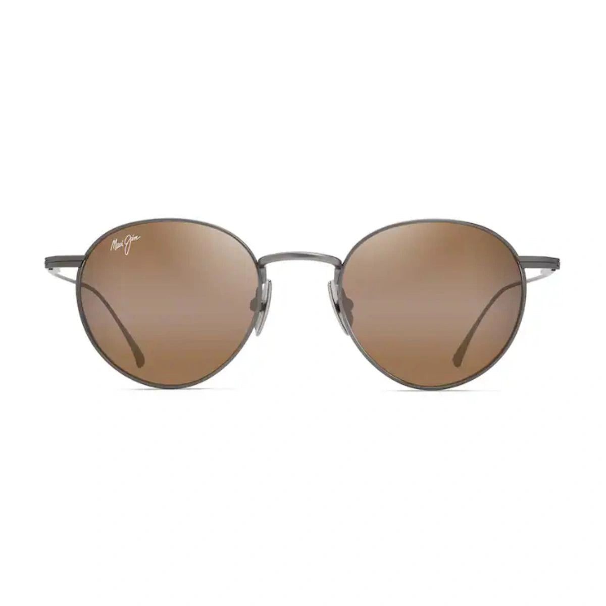Maui Jim Ka‘apeha MJ0691S-002 titanium round shades unisex