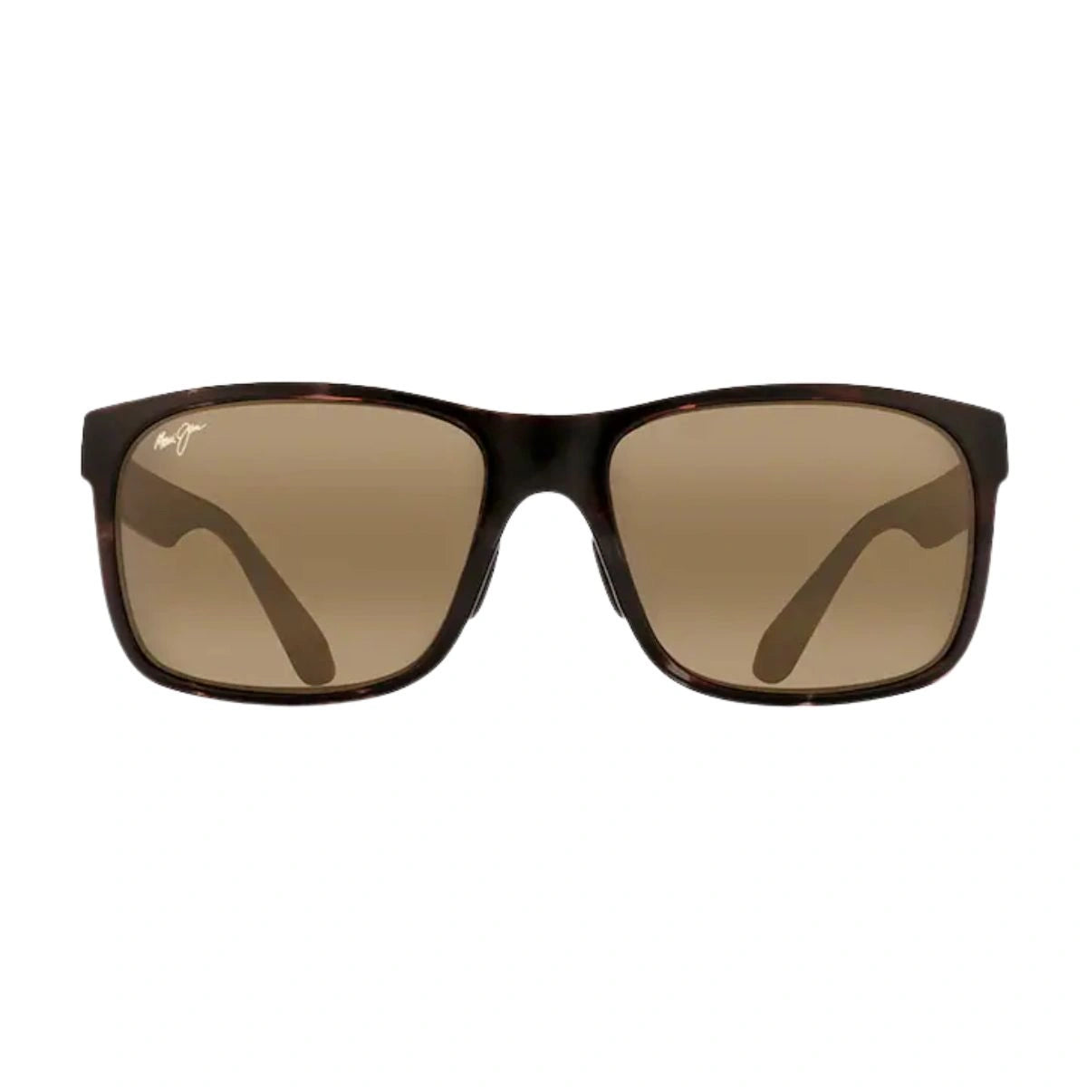 Maui Jim MJ0432S polarized square sunglasses grey tortoise