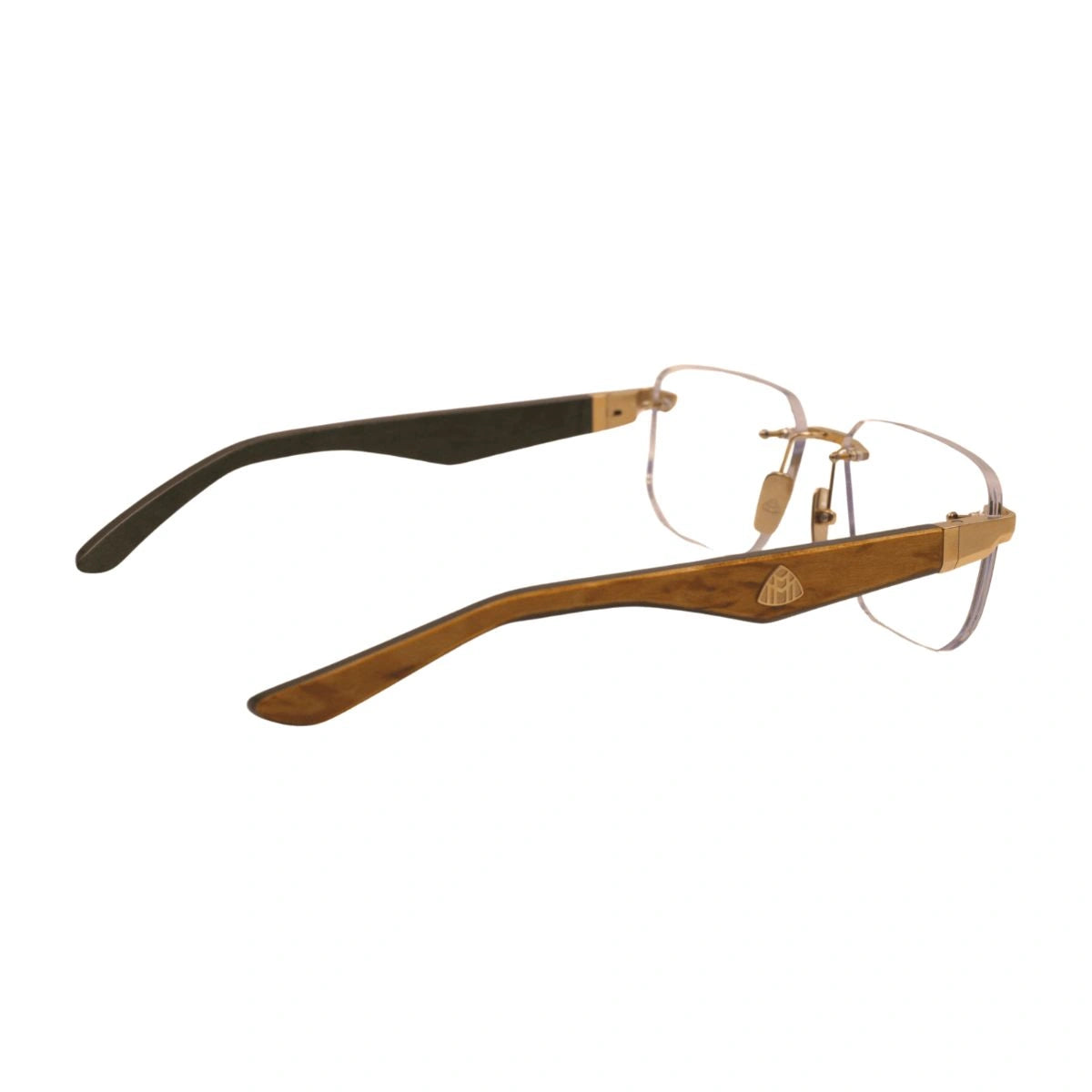 Maybach MG-WCY-Z65 luxury rimless eyeglasses for men and women in gold titanium