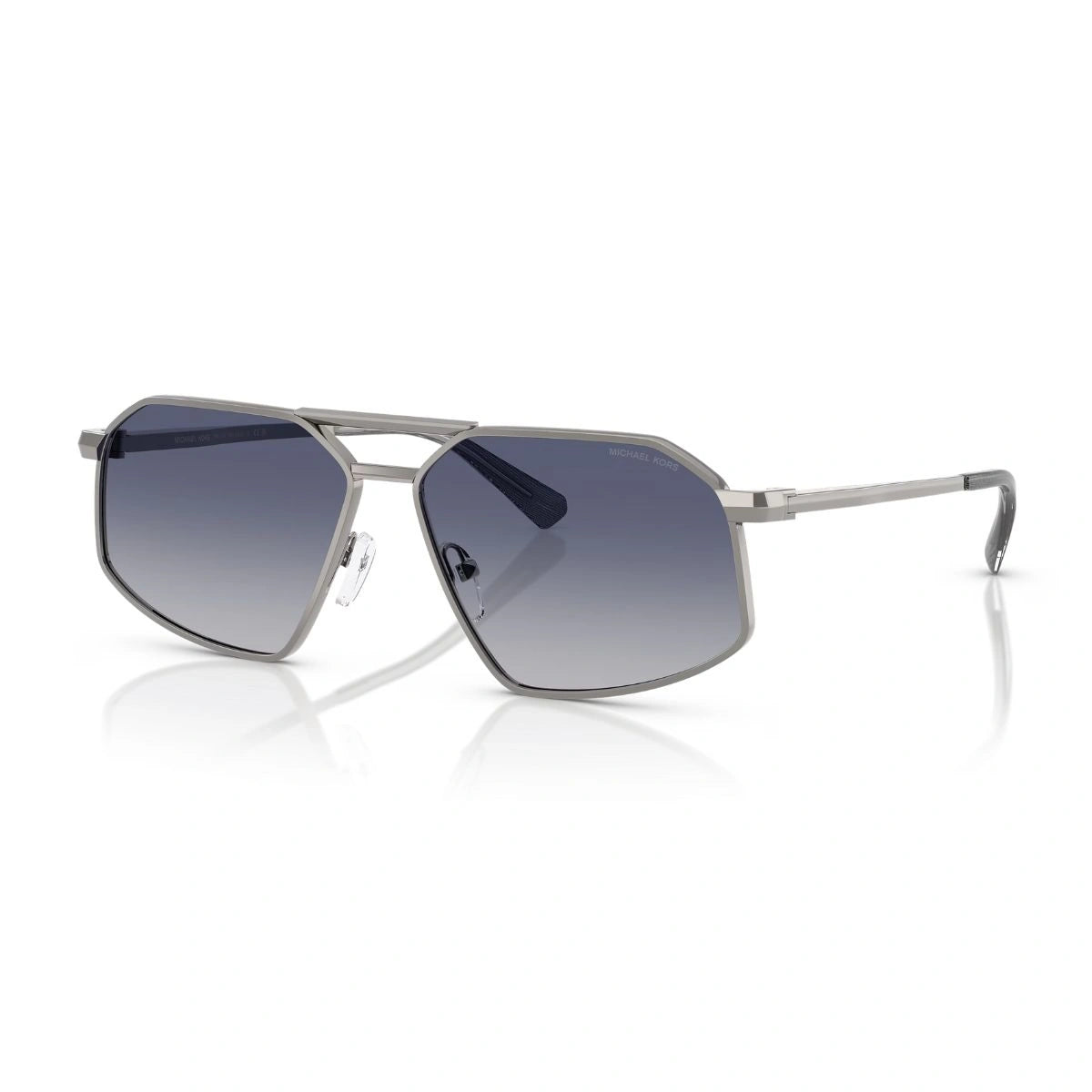 Michael Kors Mar Vista Blue Gradient Gunmetal Designer Sunglasses
