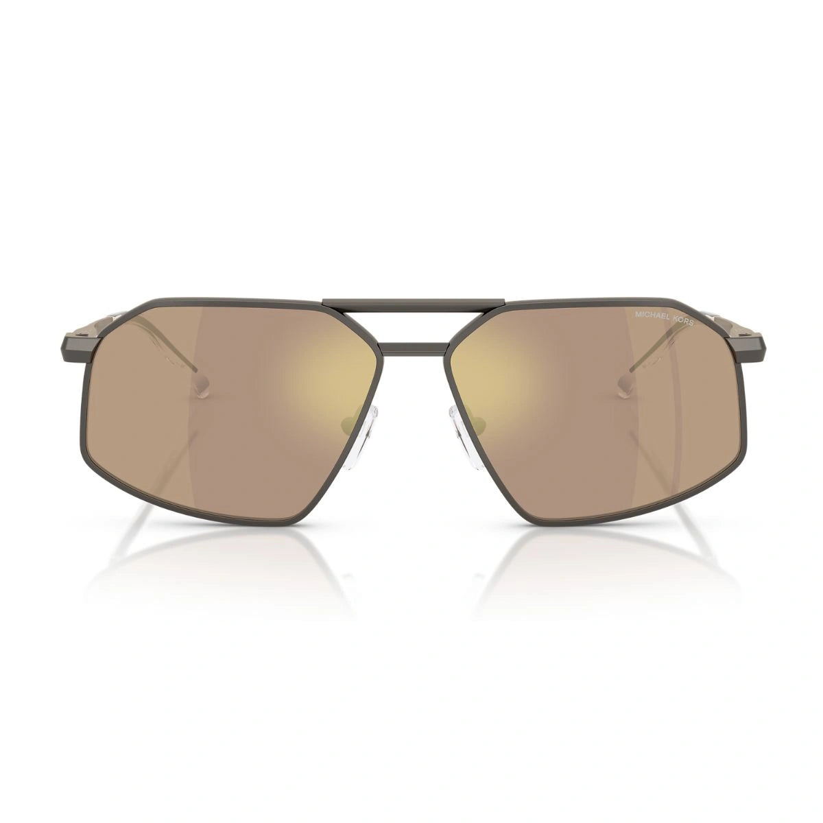 Michael Kors Mar Vista MK1167 Matte Gunmetal Brown Mirror Sunglasses