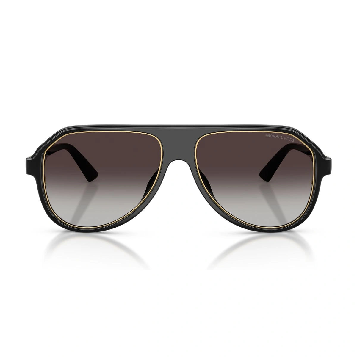 Michael Kors Molokai MK2281U Luxury Black Aviator Sunglasses for Men