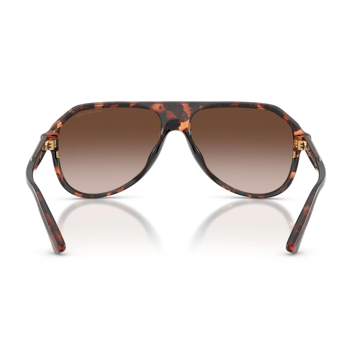 Michael Kors Men's Havana Aviator UV Protection Sunglasses MK2281U