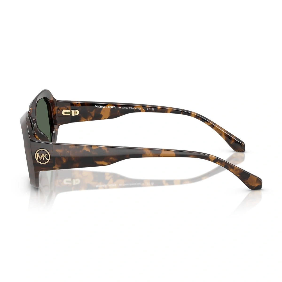 Designer Michael Kors Siesta Key Havana Tortoise UV Protection Sunglasses