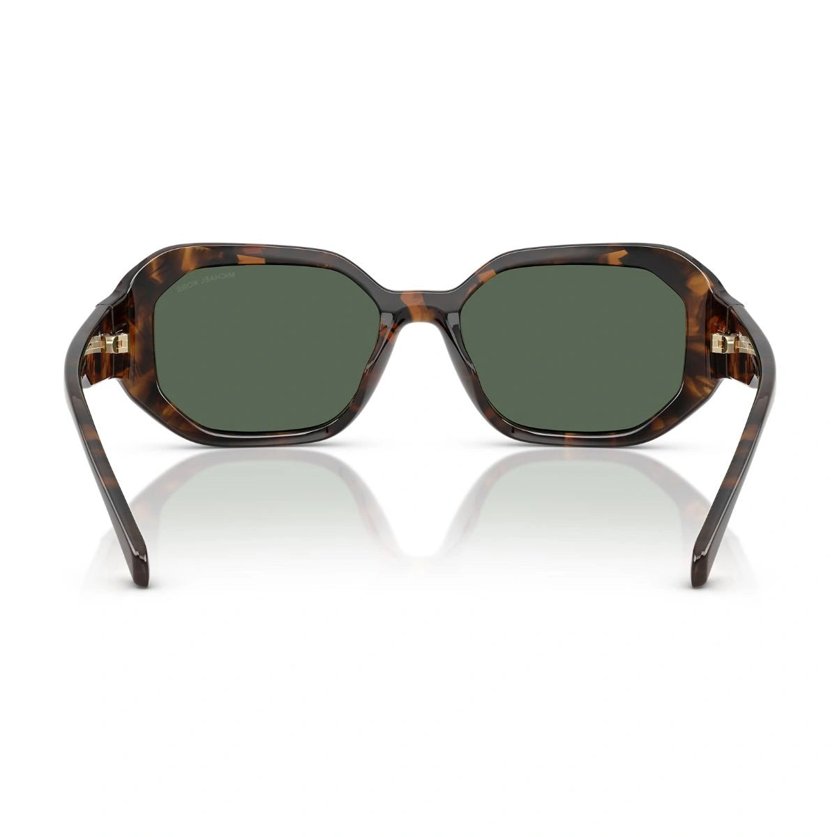 Michael Kors Women's Havana Tortoise Square Frame Designer Sunglasses