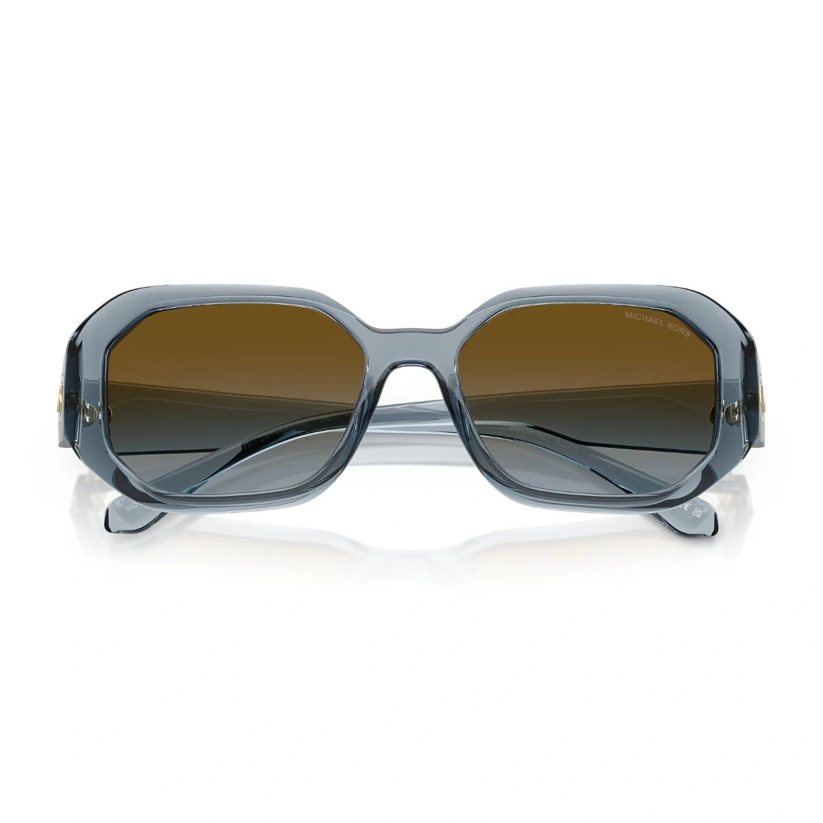 Michael Kors Luxury Women's Square Sunglasses Brown Gradient Lenses