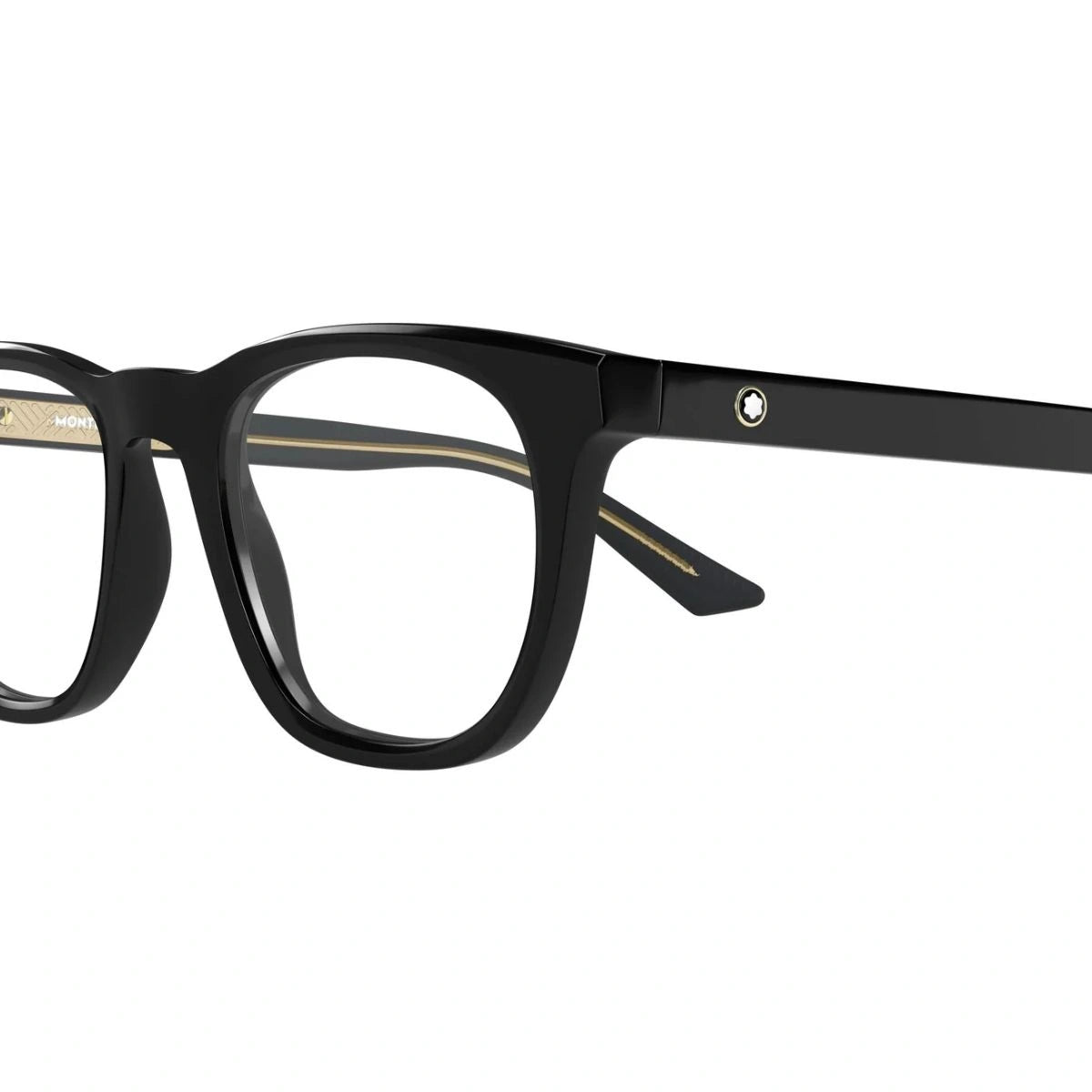 Refined Black Montblanc MB0422O Frames for Modern Men