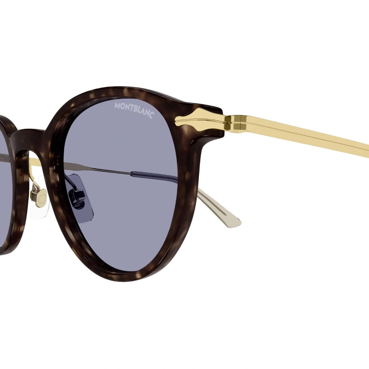 Authentic Montblanc MB0362S designer goggles in dark Havana frame