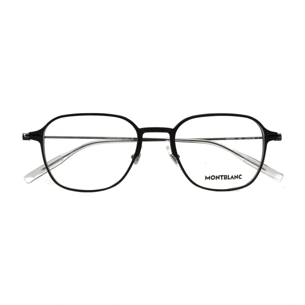 Montblanc MB0358O 002 black metal luxury optical frame unisex eyeglasses