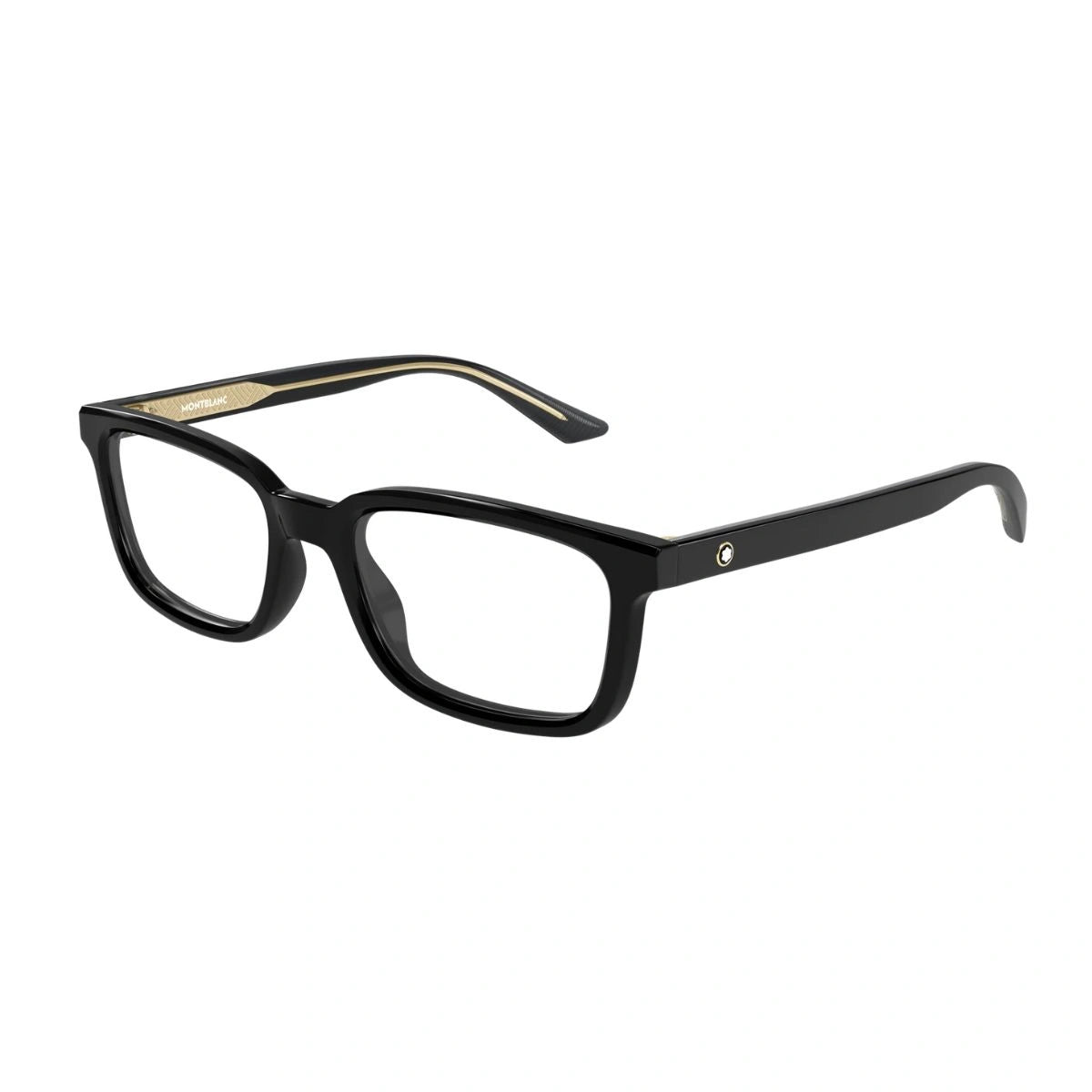 Luxury Montblanc MB0458OL 001 prescription eyeglasses in black