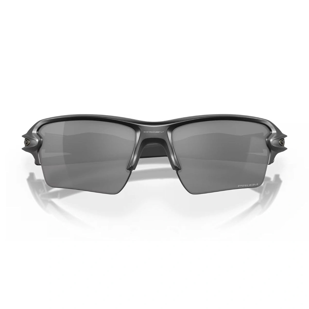 Designer Oakley Flak 2.0 Black Half Rim Sports Sunglasses with O Logo