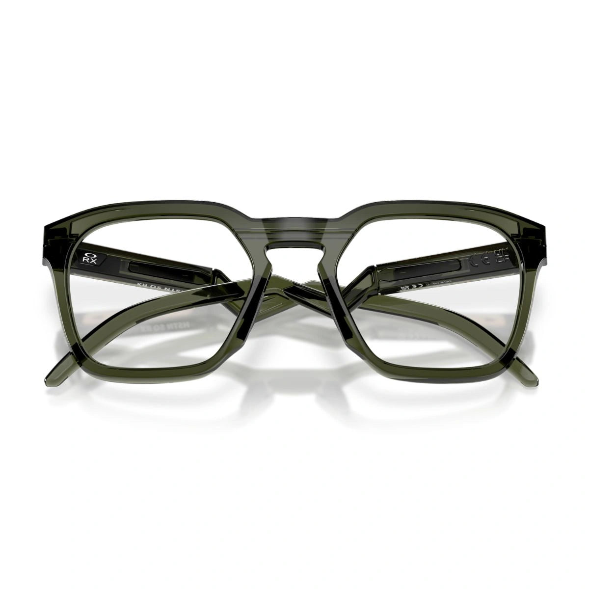 Explore Oakley HSTN SQ RX Olive Ink Unisex Designer Prescription Eyeglasses