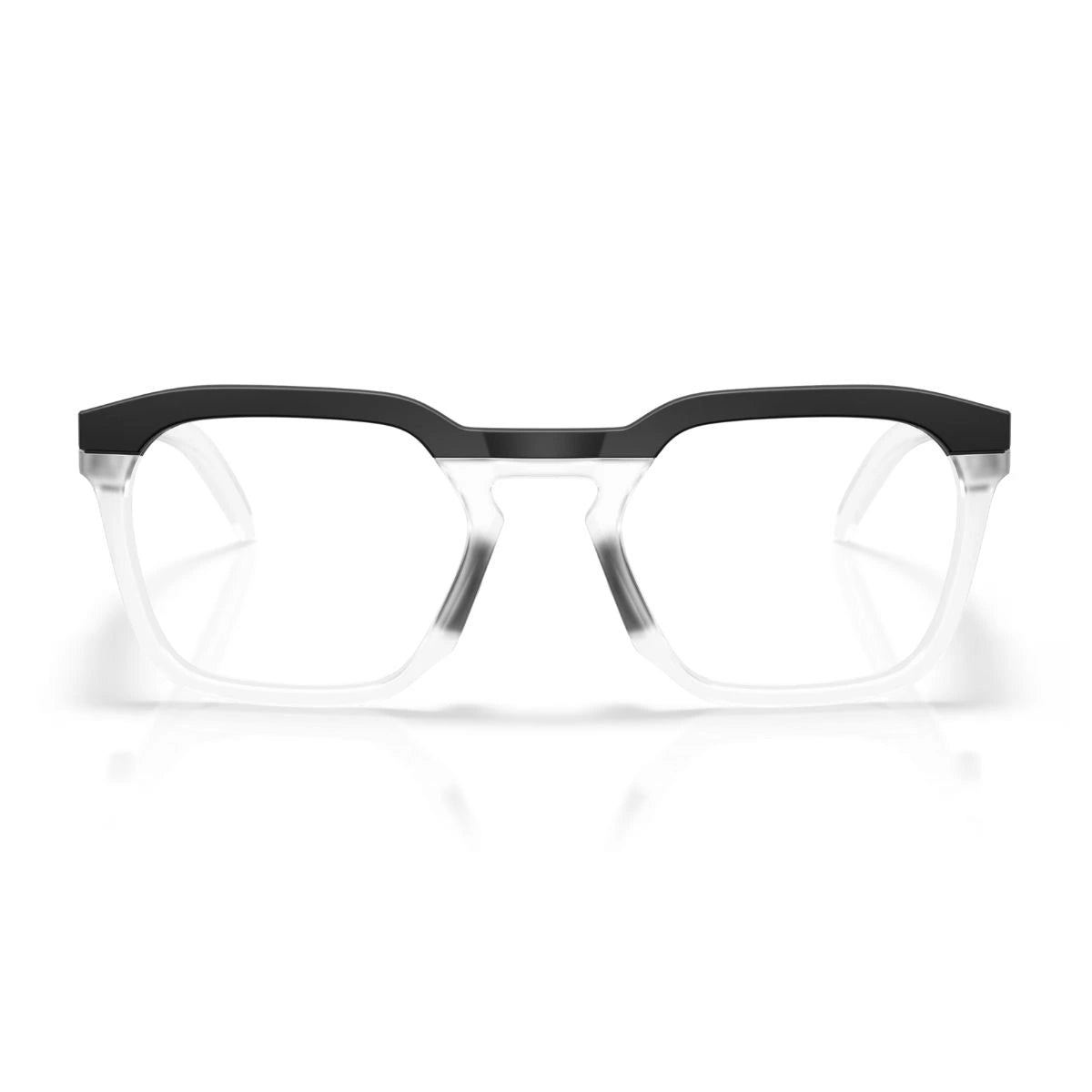 Discover Oakley HSTN SQ RX OX8208-0452 unisex transparent square eyeglasses