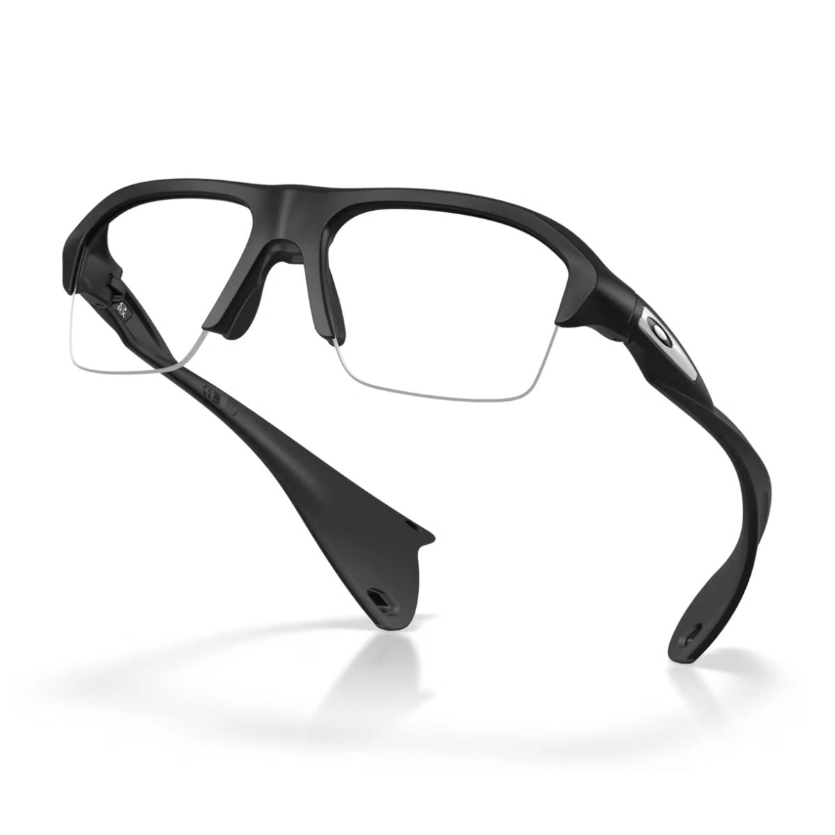 Sport-inspired Oakley OX8198 01 black optical frames with sleek temples