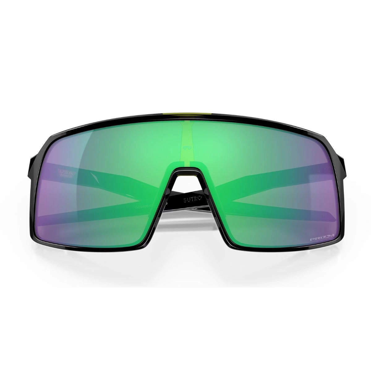 Display Oakley Sutro grey-base Prizm Jade performance sunglasses
