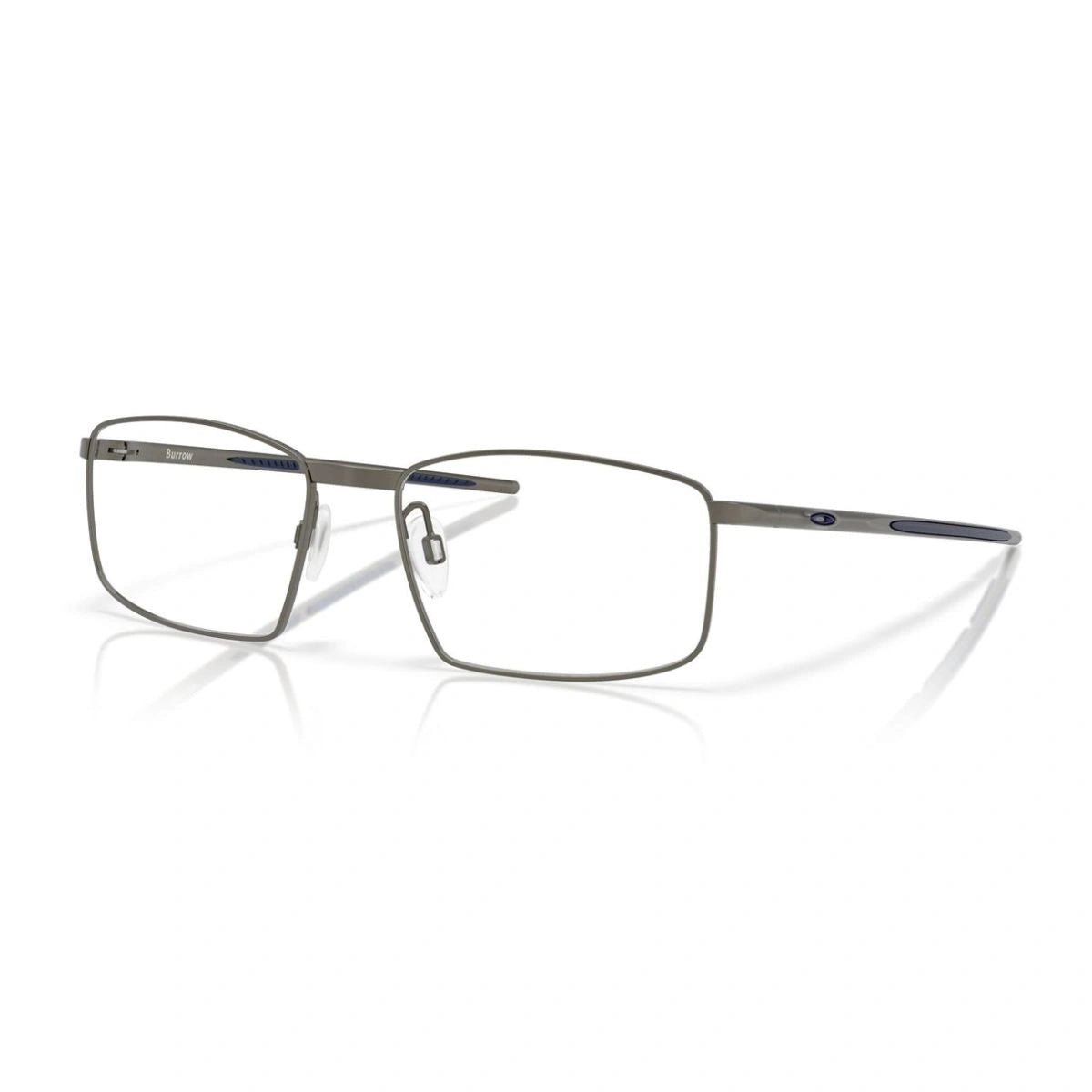 Premium Oakley Burrow titanium eyeglasses with premium comfort fit at Optorium