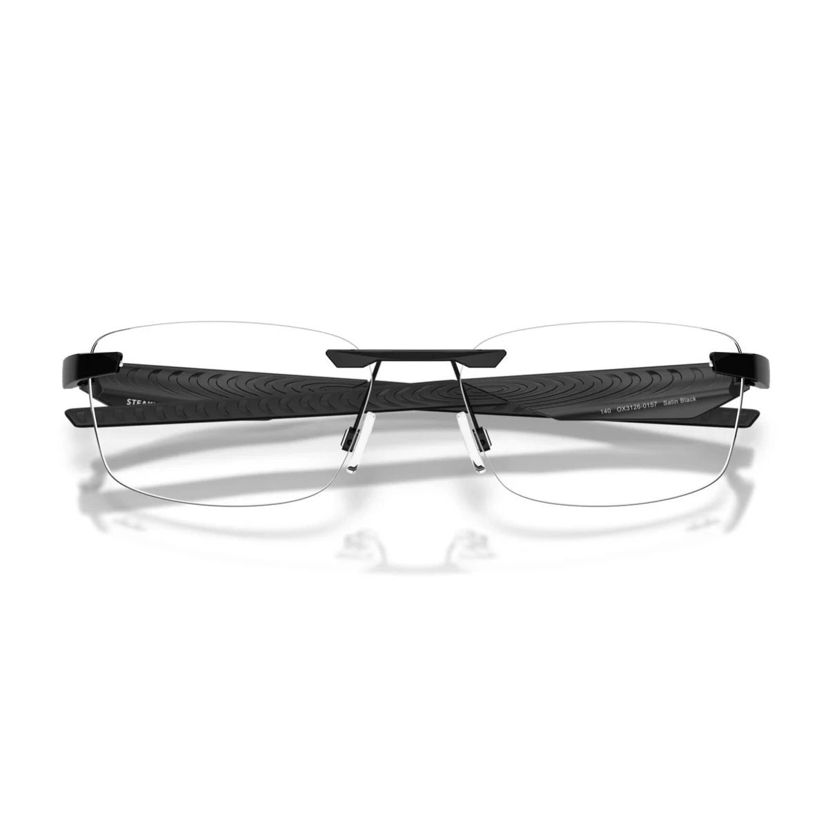 Men's Oakley OX3126-0157 matte black designer eyeglasses