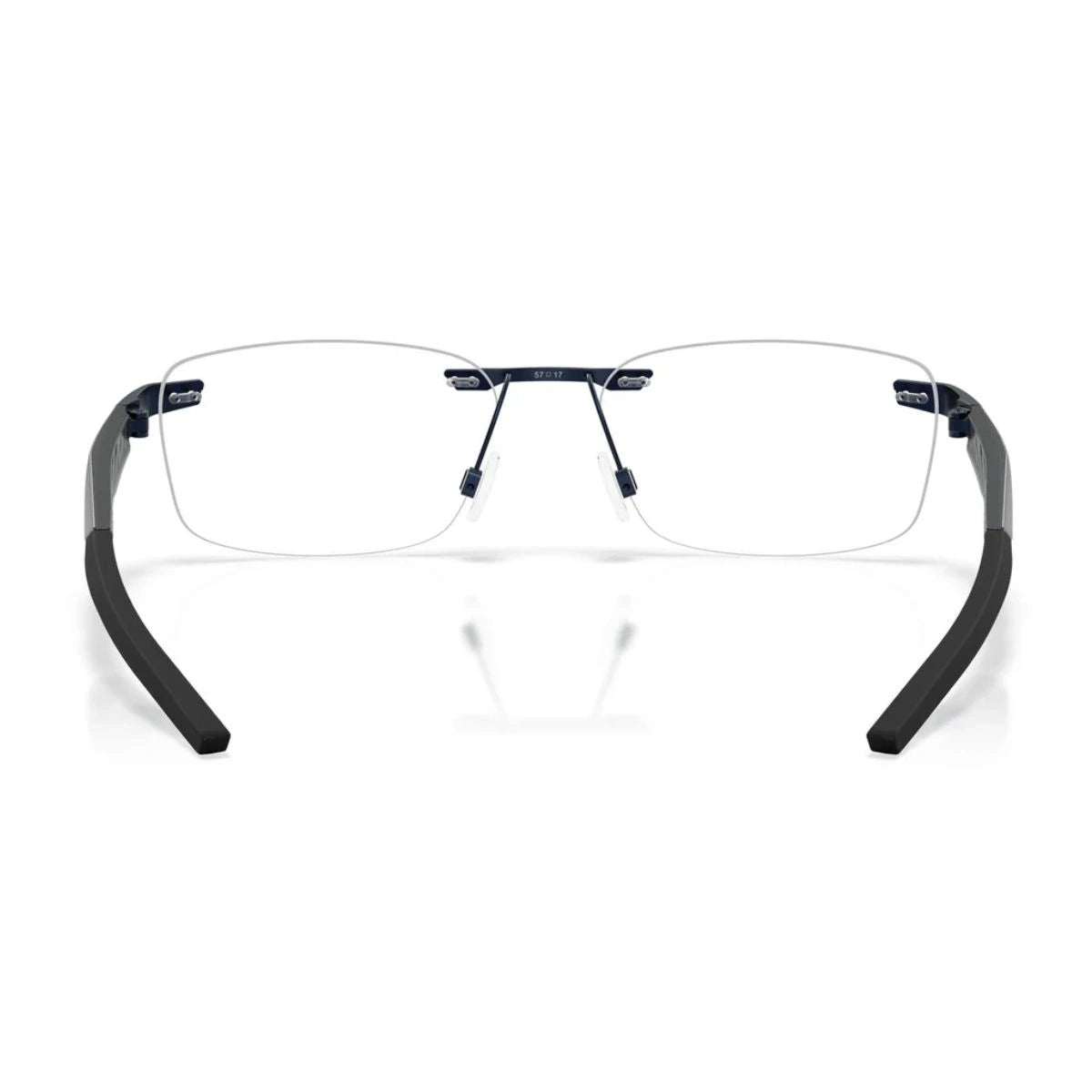 Lightweight Oakley rimless glasses with adjustable nose pads