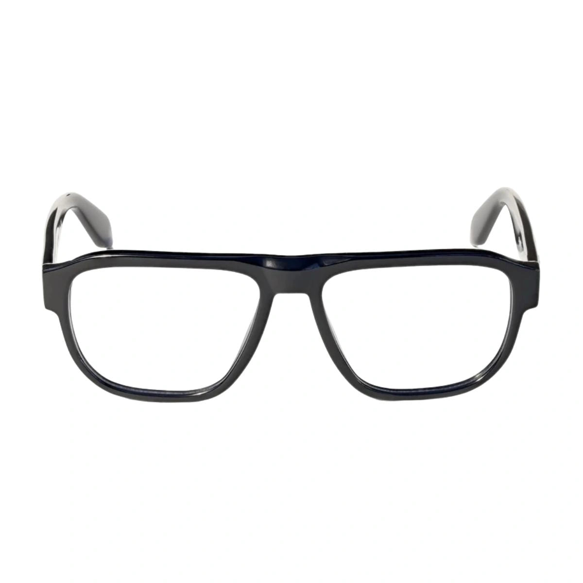 Classic Off-White OW5035 1007 Black square prescription eyeglasses front view