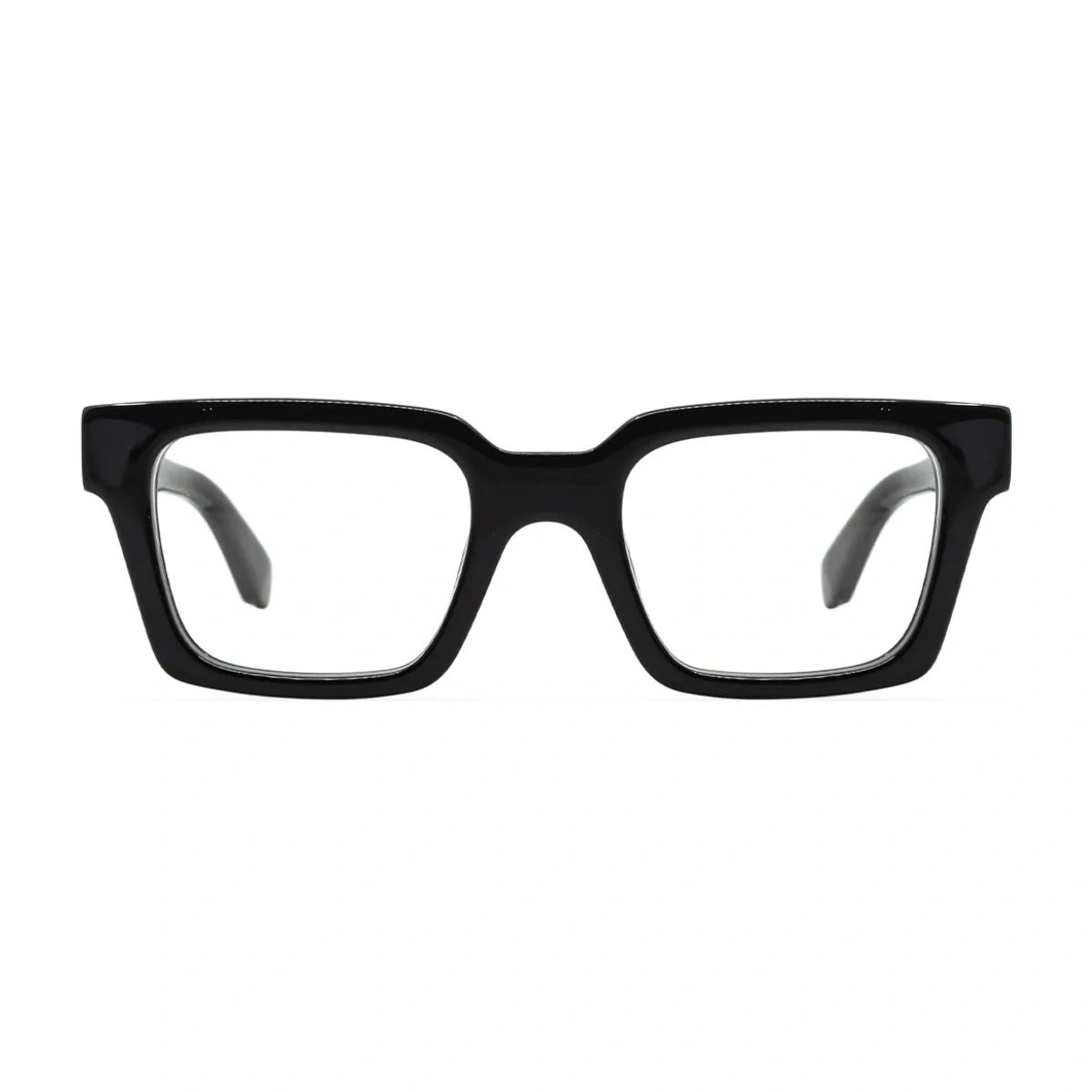Off-White OW9000 1055 square clip-on sunglasses black frame