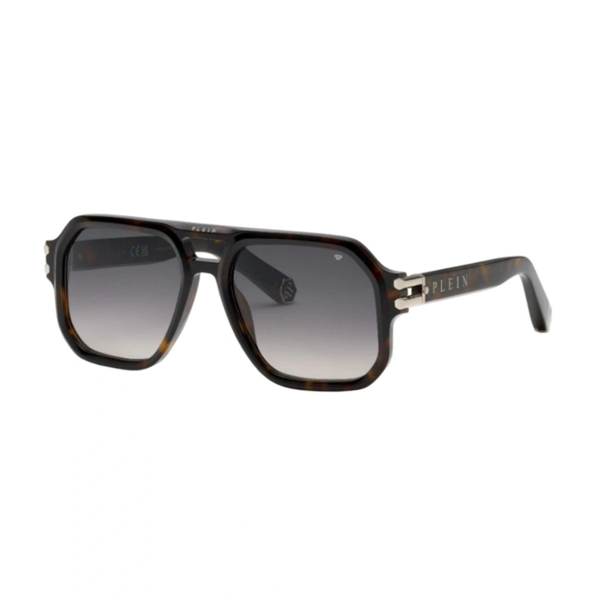 Dark Havana SPP148 0722 Double Bridge Designer Sunglasses for Men