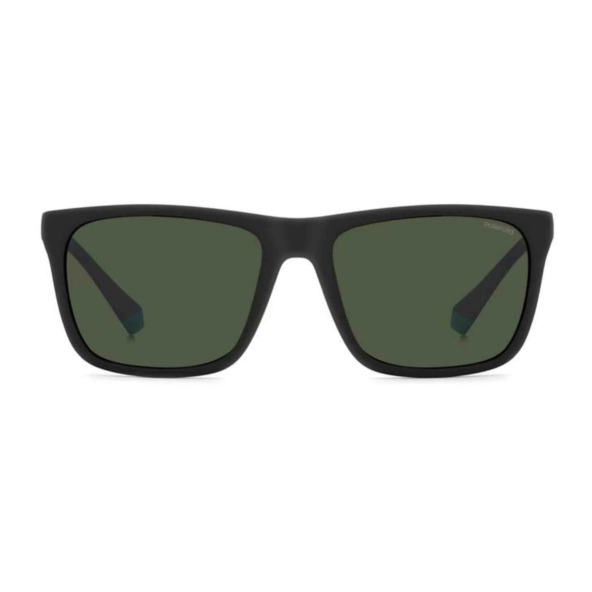 Polaroid PLD 2141/S 30LUC sunglasses with striking blue frame and polarized lenses — stylish UV protection eyewear. Available at Optorium.