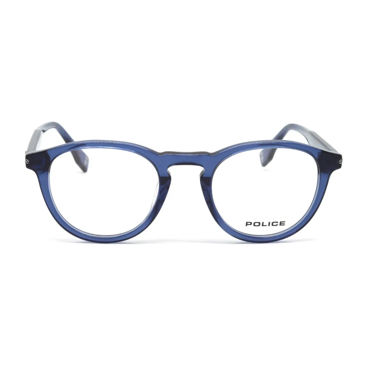 Police Grind 5 Frame VPLR63K 06SB men's black optical eyeglasses at Optorium