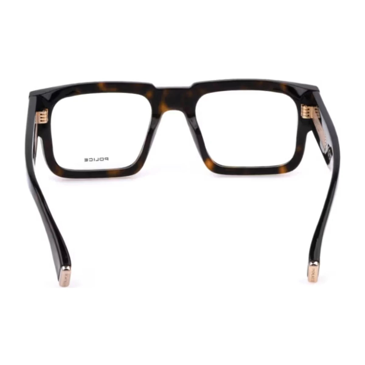 Branded Police frame square shape glasses VPLP18K 0722 at Optorium