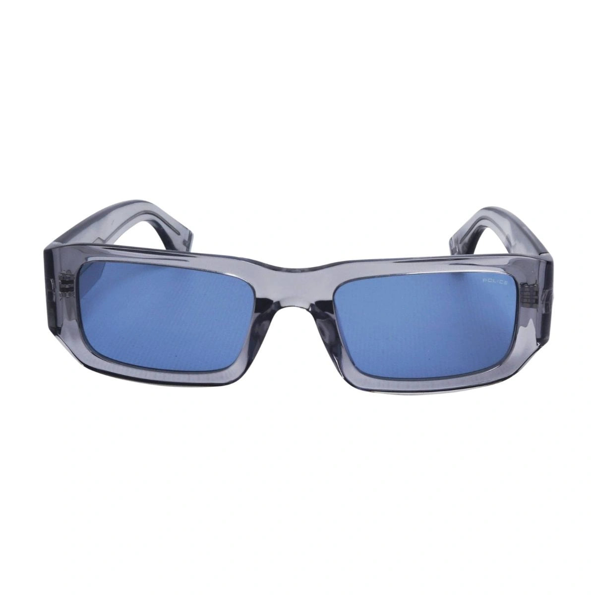 Original Police GOAT 6 SPLR82K 04G0 transparent grey blue lens sunglasses