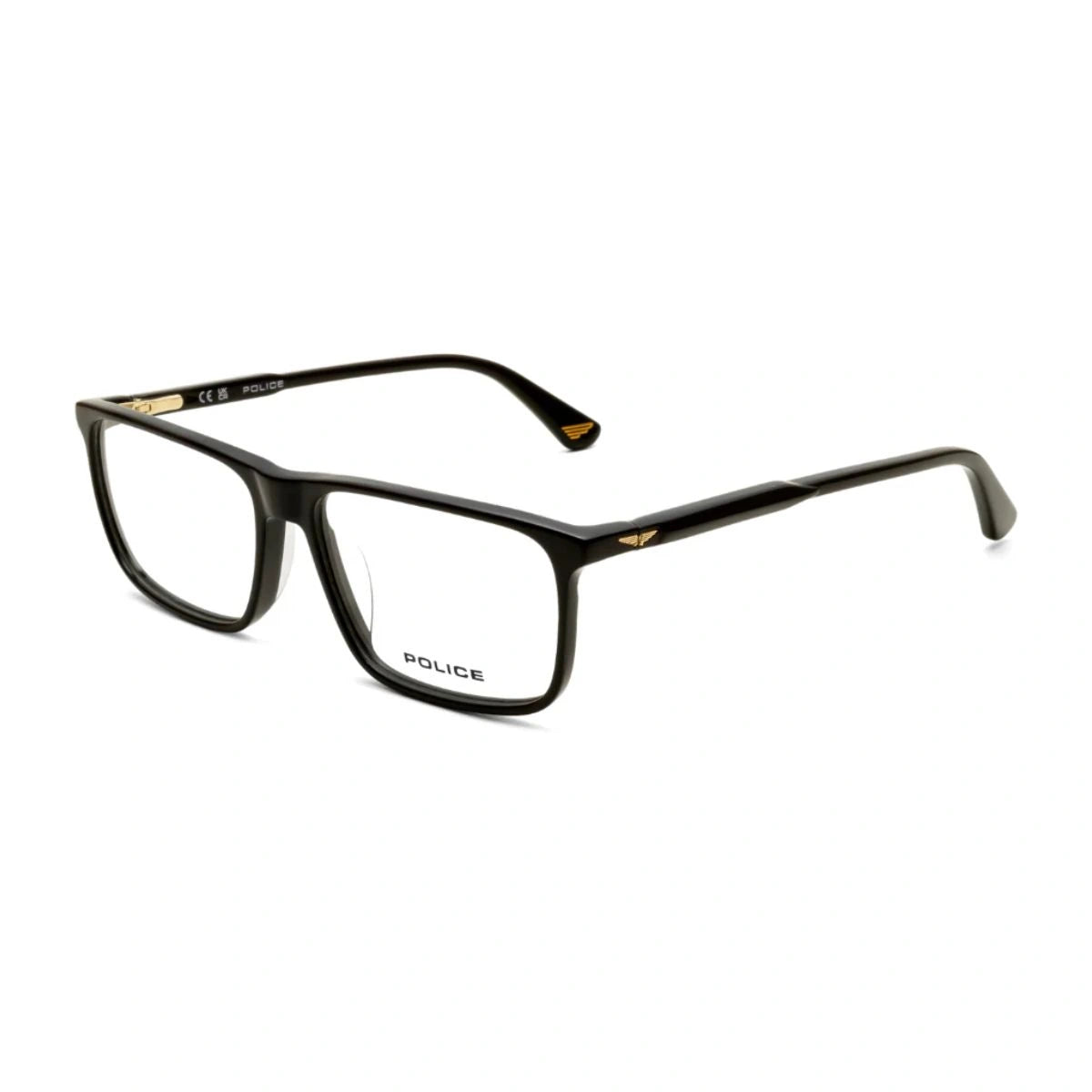 Police rectangle prescription glasses for unisex VPLW05K 0700 at Optorium India