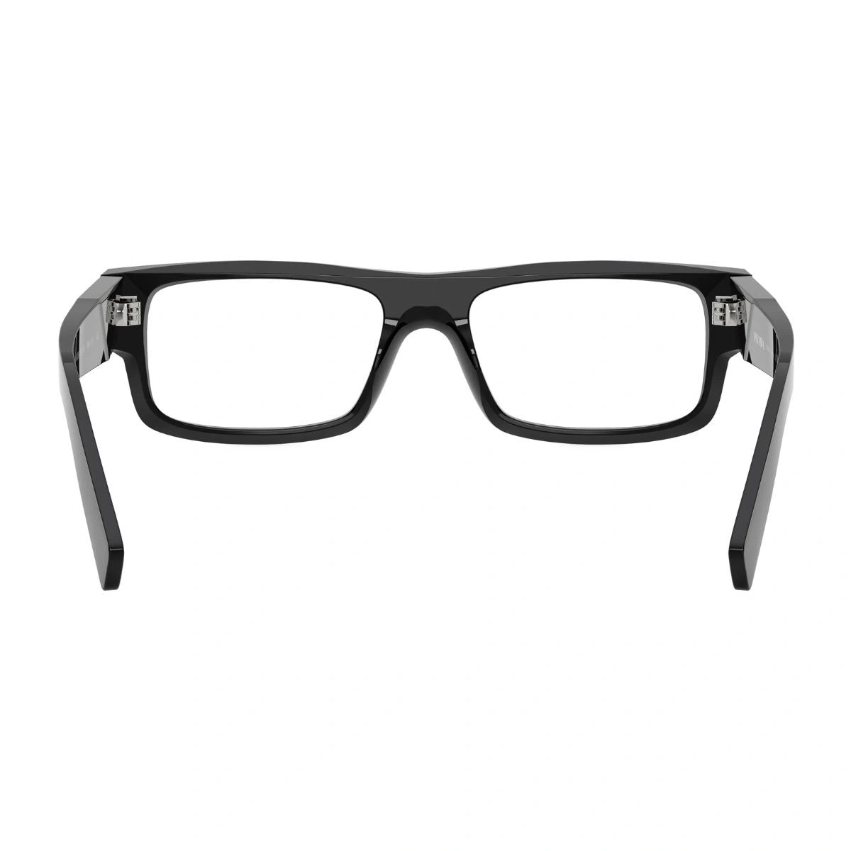 Prada Black Rectangle Optical Frame VPR D06 Premium Italian Eyewear