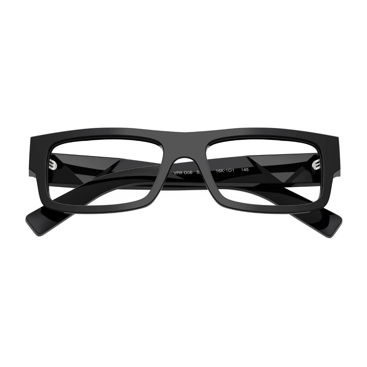 Prada VPR D06 16K-1O1 Unisex Black Acetate Optical Frame at Optorium
