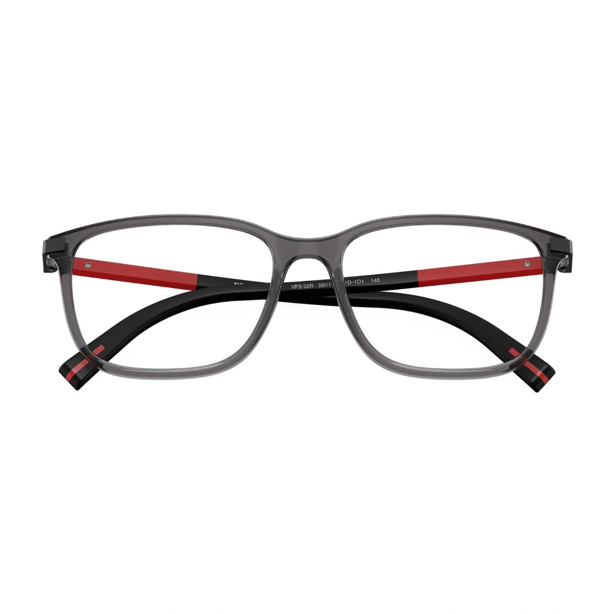 Luxury Prada VPS 02R 01D-1O1 unisex square eyeglasses at Optorium India