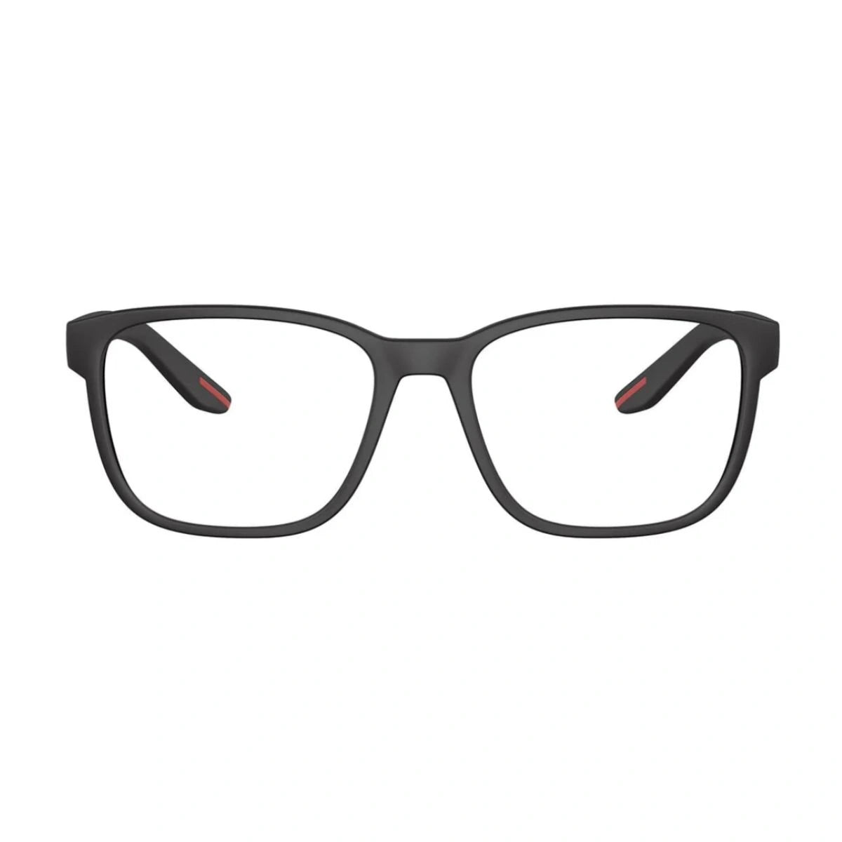 Prada Linea Rossa VPS 06P DG0-1O1 matte black square optical frame for unisex