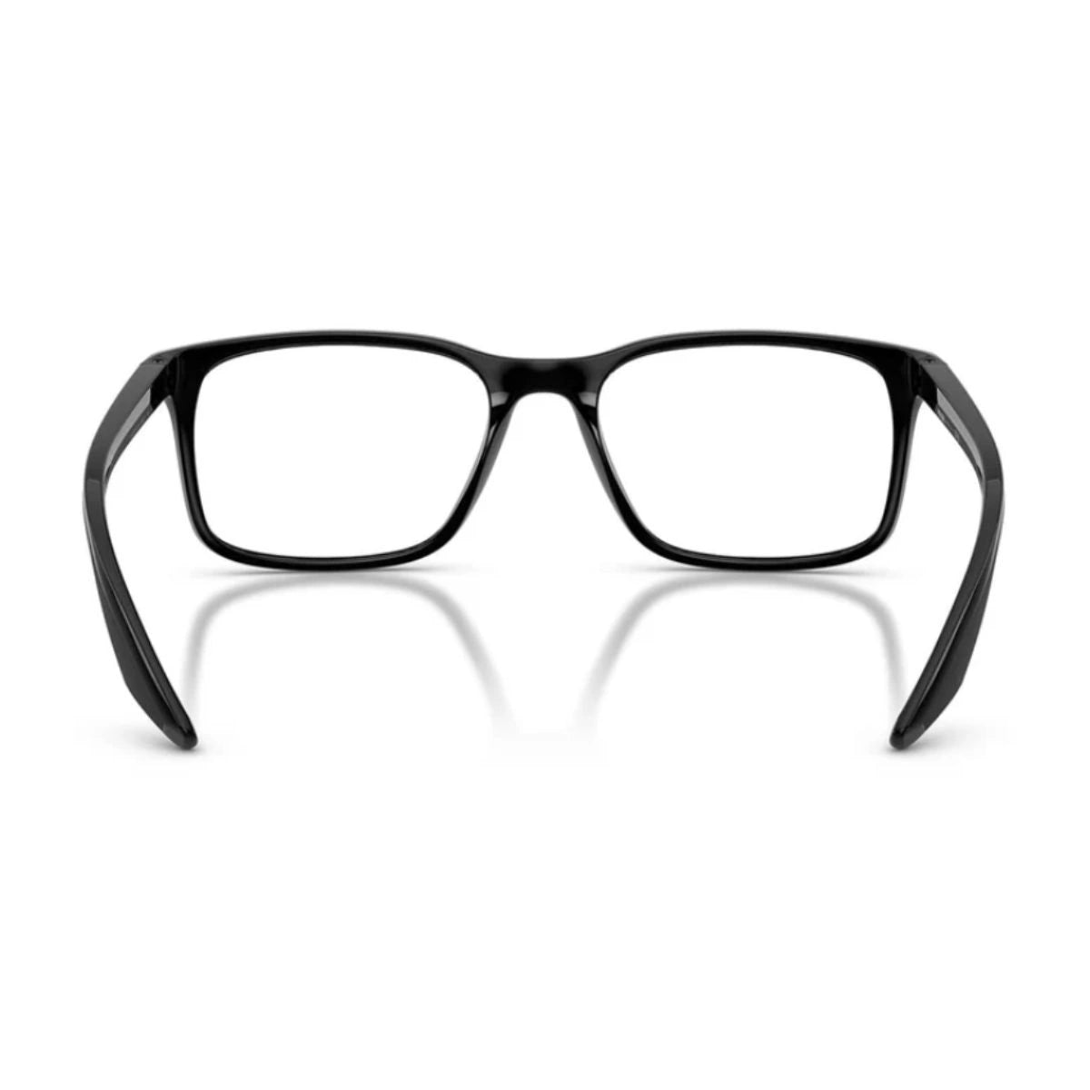 Luxury Prada Linea Rossa VPS 08R rectangle acetate optical frame at Optorium