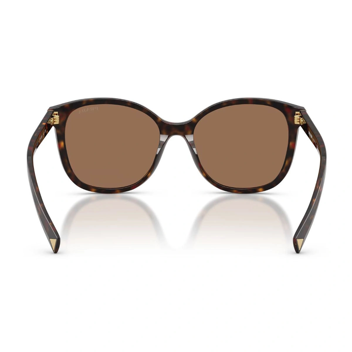 Prada SPR 22Z 17N-06B Dark Havana Cat-Eye Designer Sunglasses for Women
