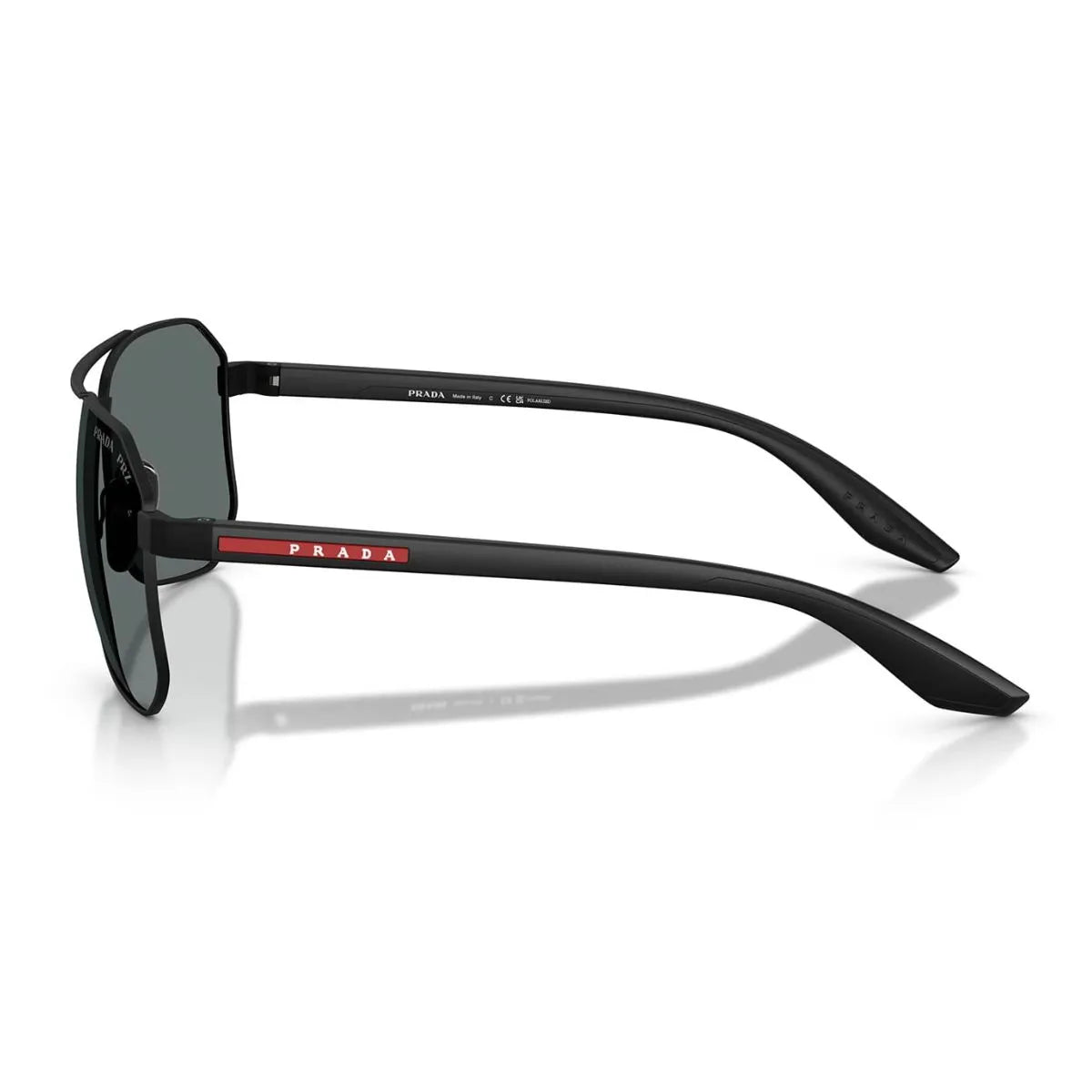 Shop Prada Linea Rossa Aviator Sunglass SPS A53 DG0-5Z1 | Optorium