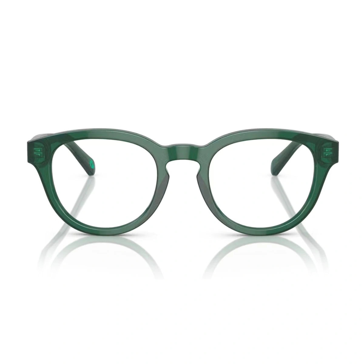 Polo Ralph Lauren PH2262 6084 round transparent green eyeglasses