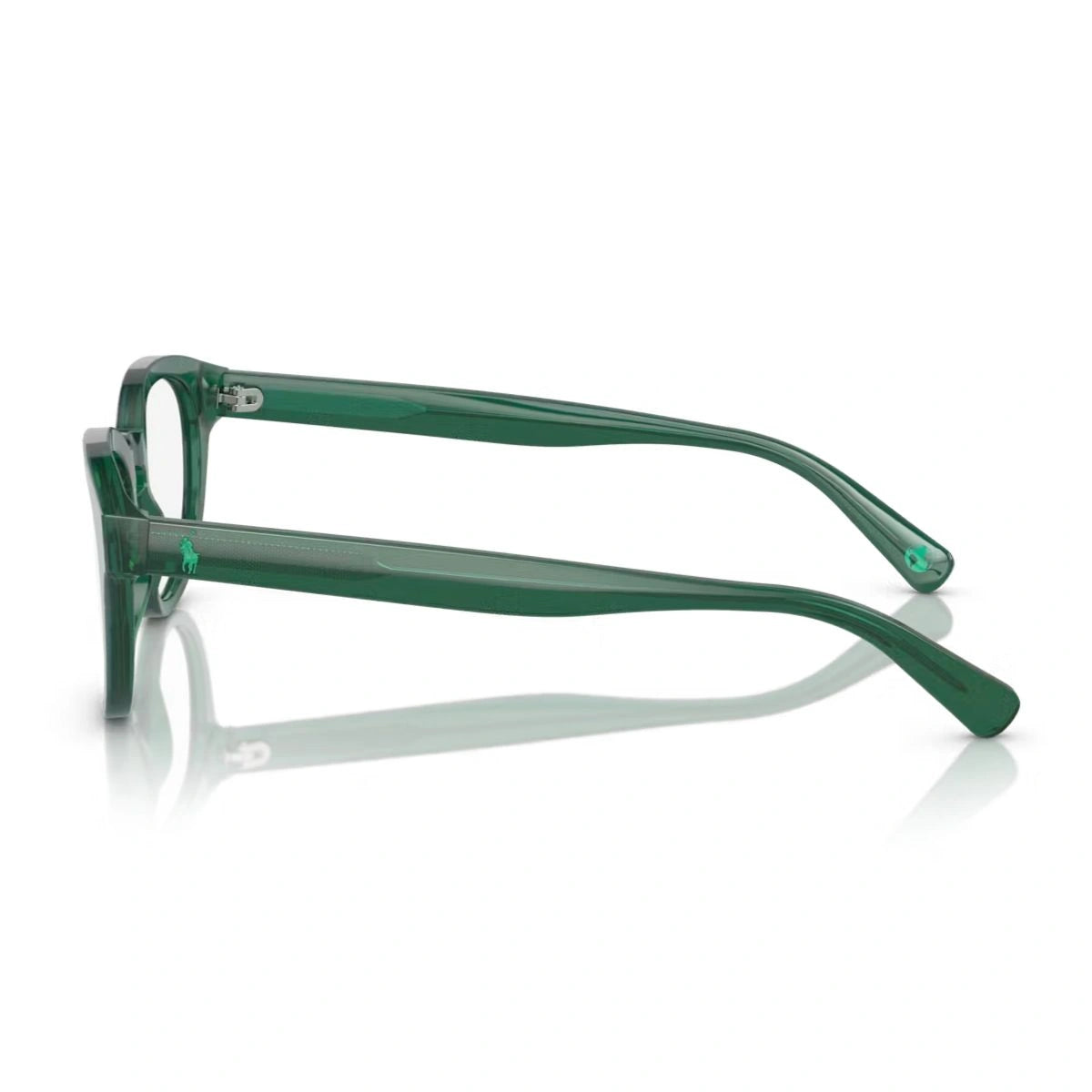 Transparent green acetate prescription eyewear Polo PH2262