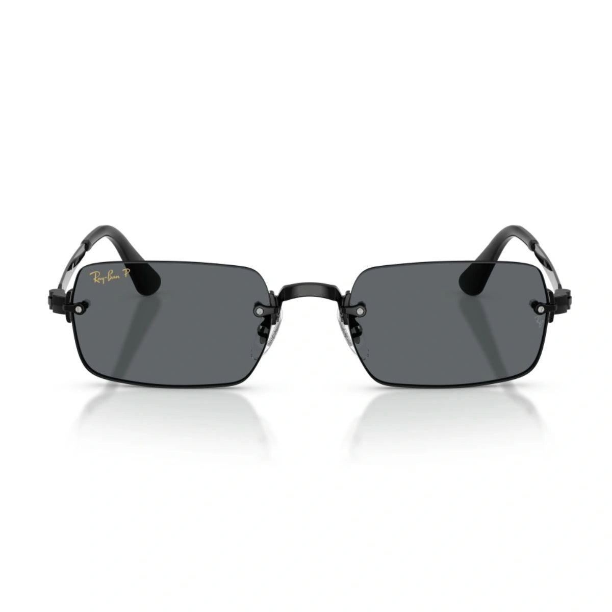 Discover Ray-Ban A$AP Rocky RB3928 002/81 black metal rectangle sunglasses