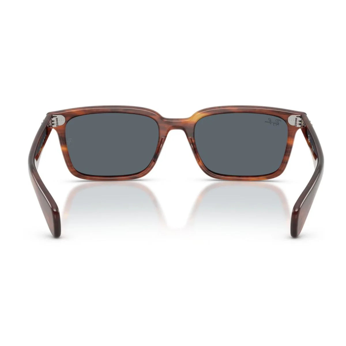 Authentic Ray-Ban Brunel sunglasses with Havana frame and blue lenses
