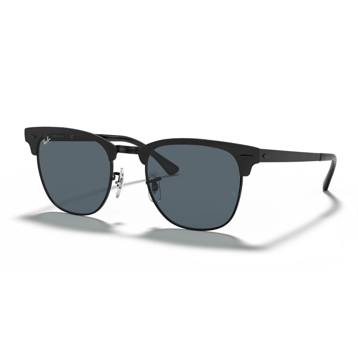 Premium Ray-Ban RB3716 186/R5 square sunglasses with silver accents