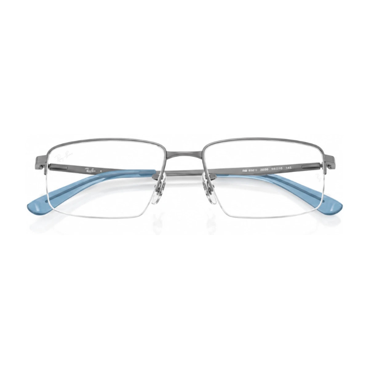 Ray-Ban half rim metal prescription eyeglasses RB 6561I 2502 for men and women at Optorium India