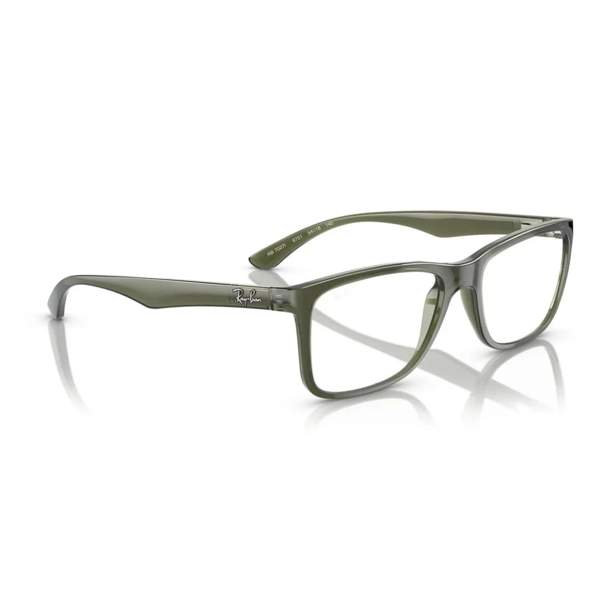Showcasing Ray-Ban RB7027I 6751 unisex prescription eyeglasses