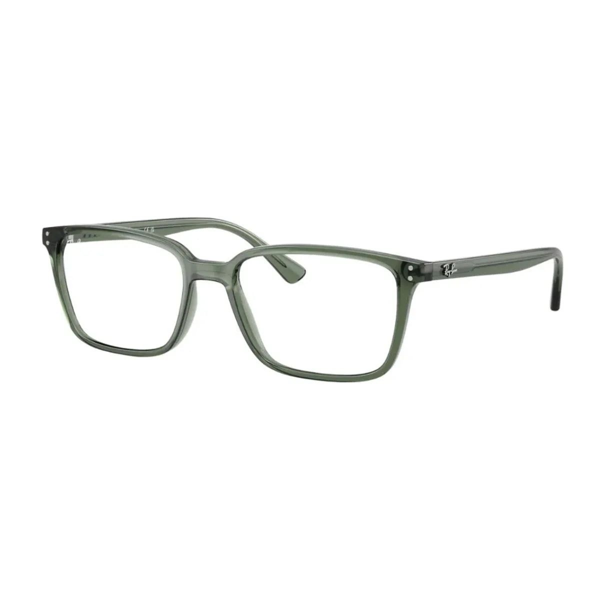 Ray-Ban RB7249I 6751 unisex eyeglasses with matching olive temples