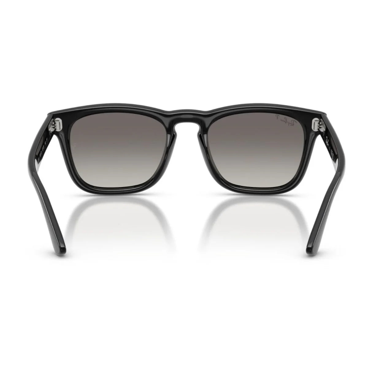 Glossy black Ray-Ban RB2238 901/T3 full-rim designer sunglasses