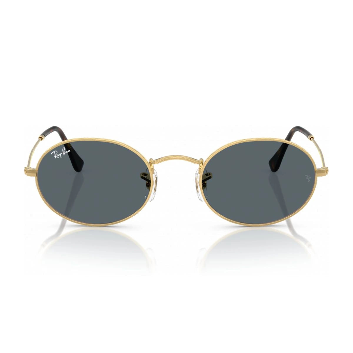 Ray-Ban RB 3547-N 001/R5 oval sunglasses for women with grey lenses at Optorium