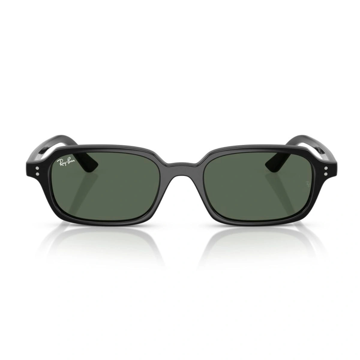 Showcase Ray-Ban Zuri RB4455 6677/71 polished black rectangular eyewear