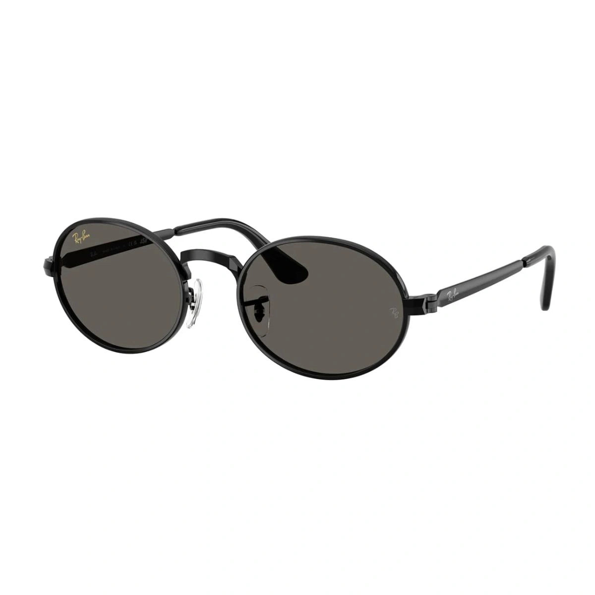 Premium Ray-Ban A$AP Rocky RB3931 black oval dark grey lens sunglasses